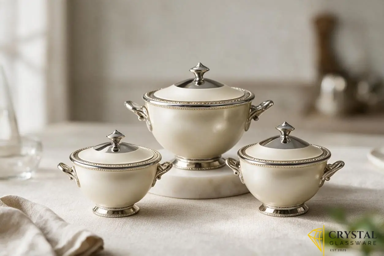 Imported  3Pcs Hot Pot Set 1.2/1.8/3.2L